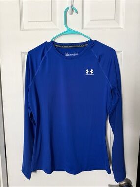 Under Armour Blue Long Sleeve Performance Top